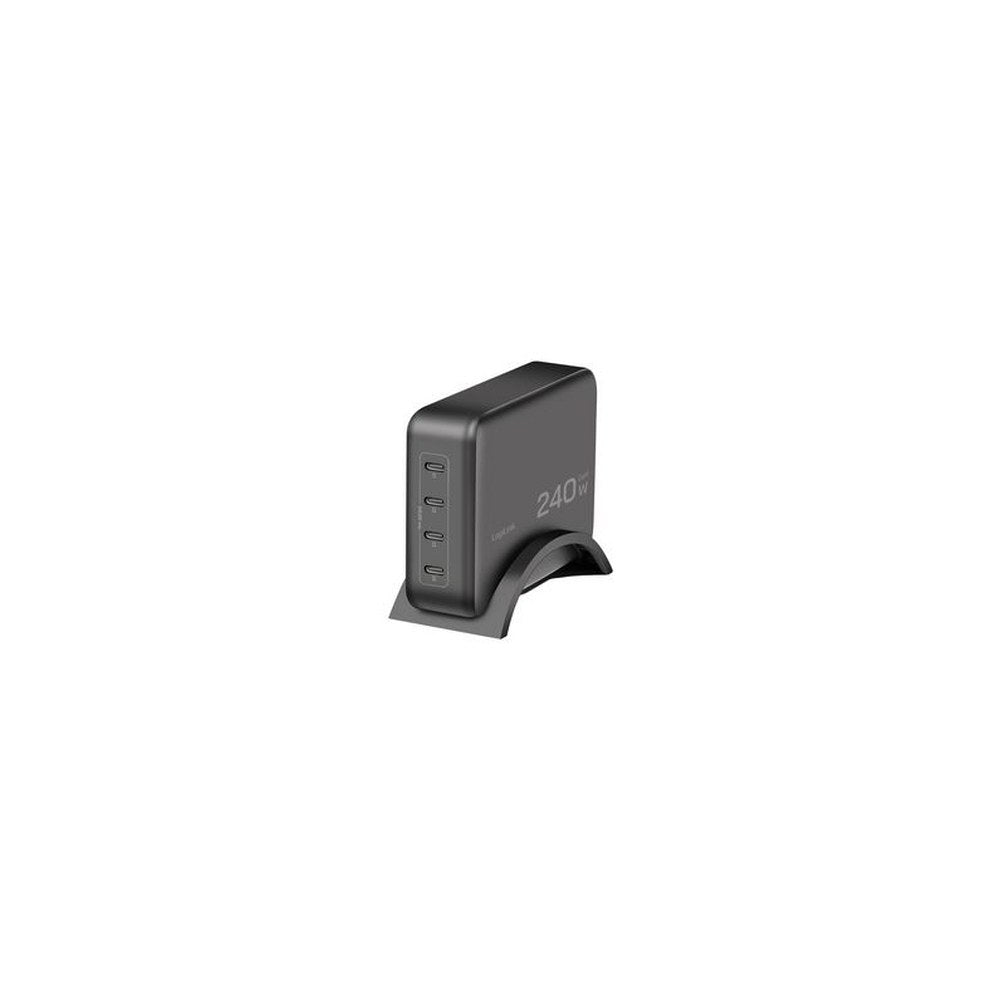 LogiLink Chargeur de bureau USB-C, 4 ports, GaN, 240 W