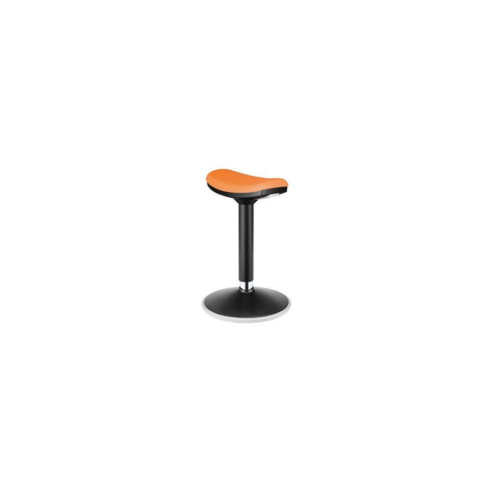 LogiLink Sitz-Steh-Hocker, höhenverstellbar, schwarz/orange