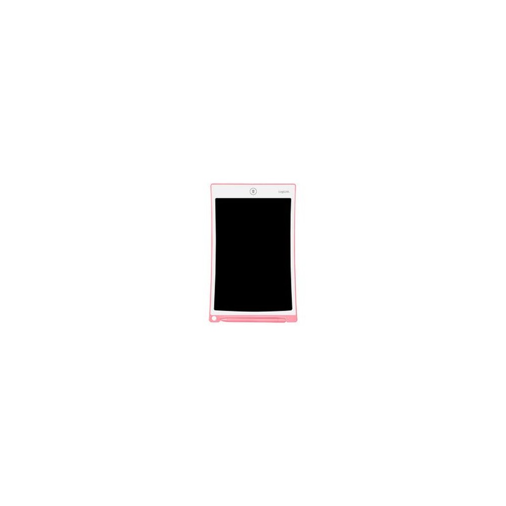 LogiLink Ardoise LCD pour enfants, 10 pouces, rose