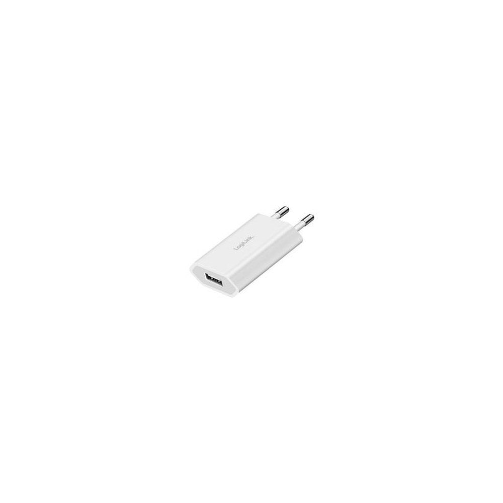 LogiLink USB-Steckdosenadapter, 1x USB-A, 5 Watt, weiß