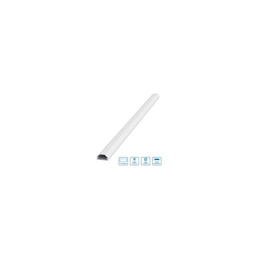 LogiLink Angle pour goulotte, 90 degrés, en ABS, blanc
