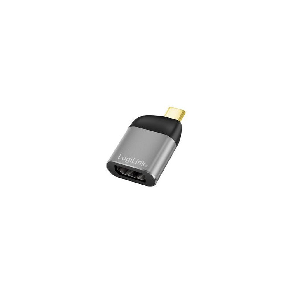 LogiLink USB-C - DisplayPort Adapter, Aluminium-Gehäuse