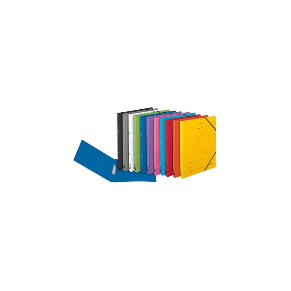 herlitz Classeur à anneaux easyorga, A4, carton x5
