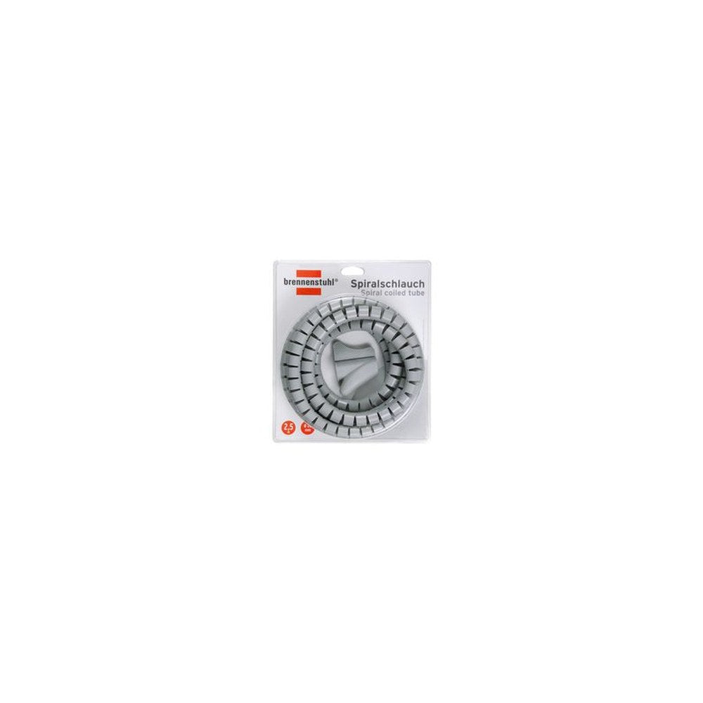 brennenstuhl Tuyau spiralé pour câbles, longueur: 2,5 m,gris
