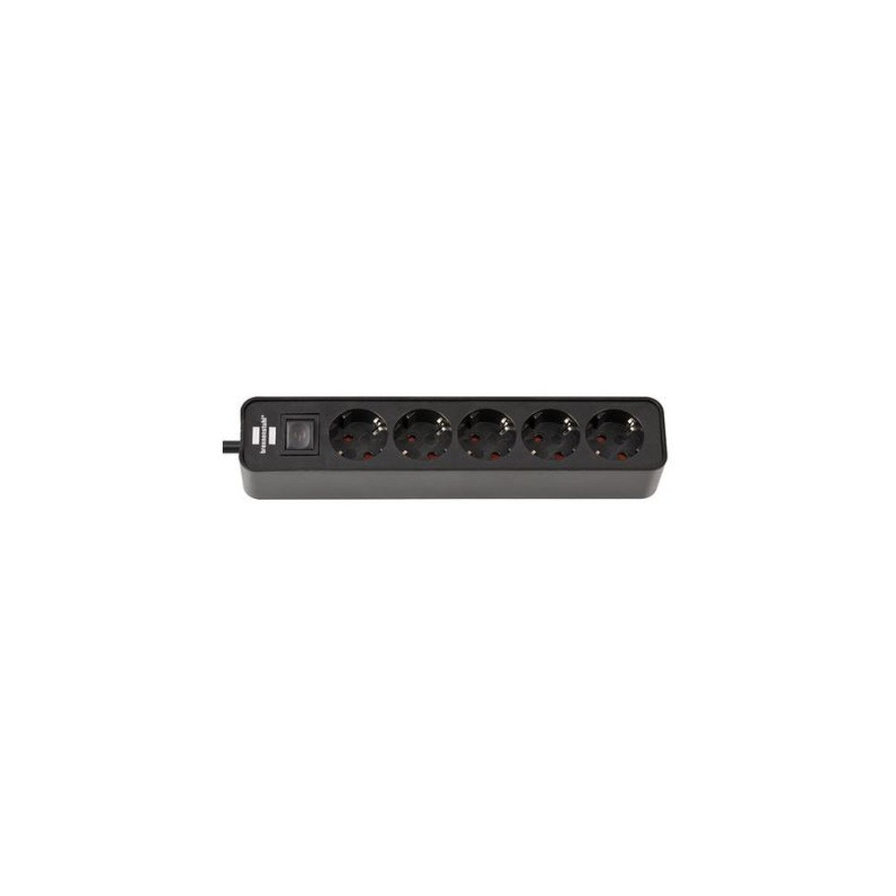 brennenstuhl Steckdosenleiste Ecolor 5-fach, schwarz