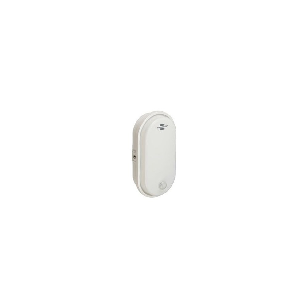 brennenstuhl Lampe LED ovale à détecteur de mouvement, blanc