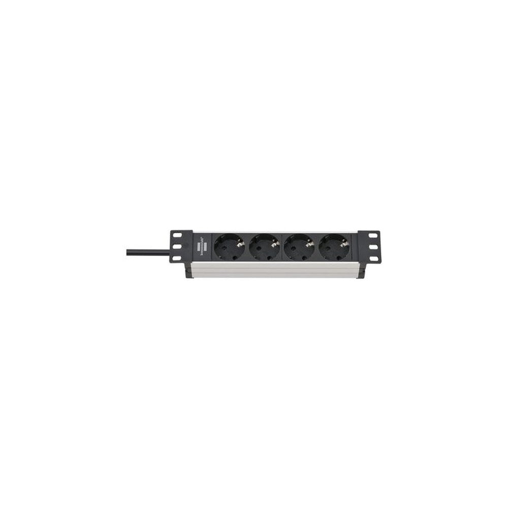 brennenstuhl 10" Steckdosenleiste Alu-Line, 4-fach