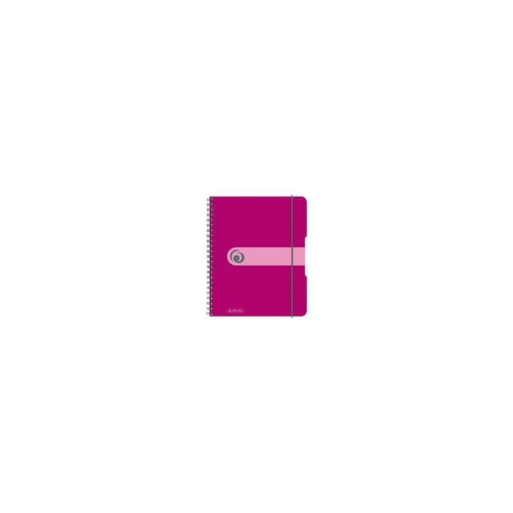 herlitz Cahier à spirales easy orga to go, A5, framboise