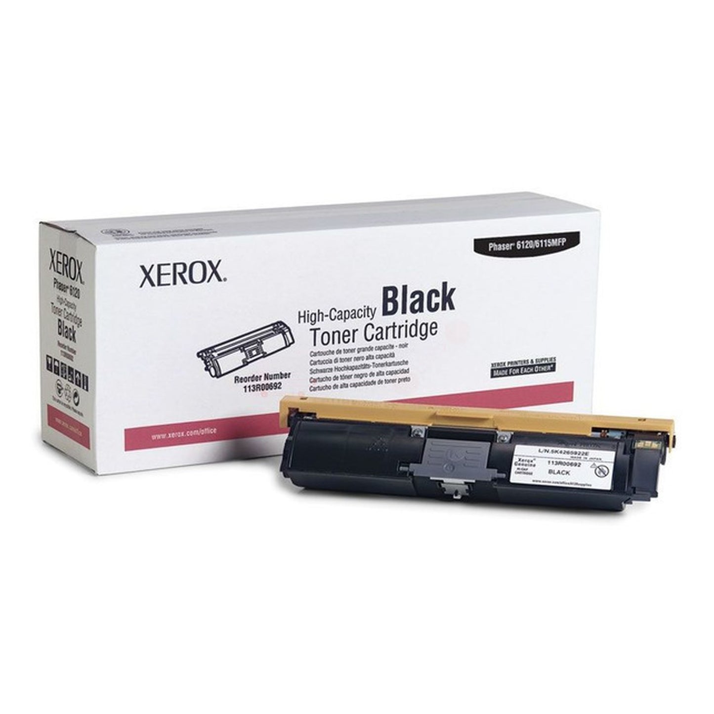 Toner d'origine Xerox 113R00692 - noir