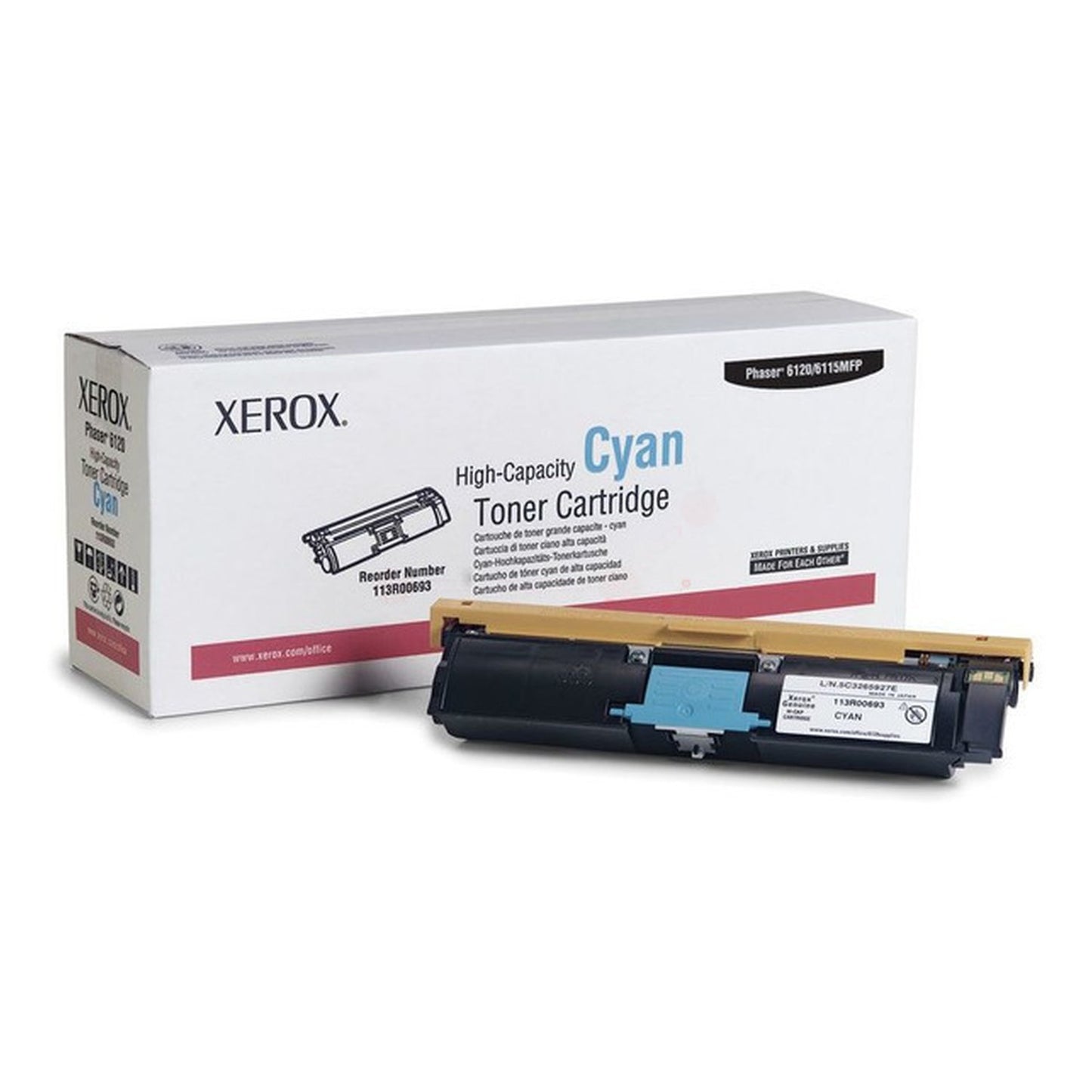 Toner d'origine Xerox 113R00693 - cyan