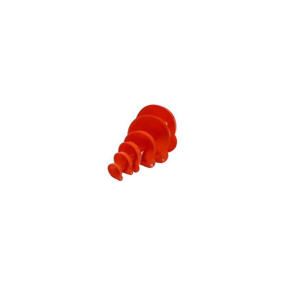 IWH Set d'entonnoir, 6 pièces, orange
