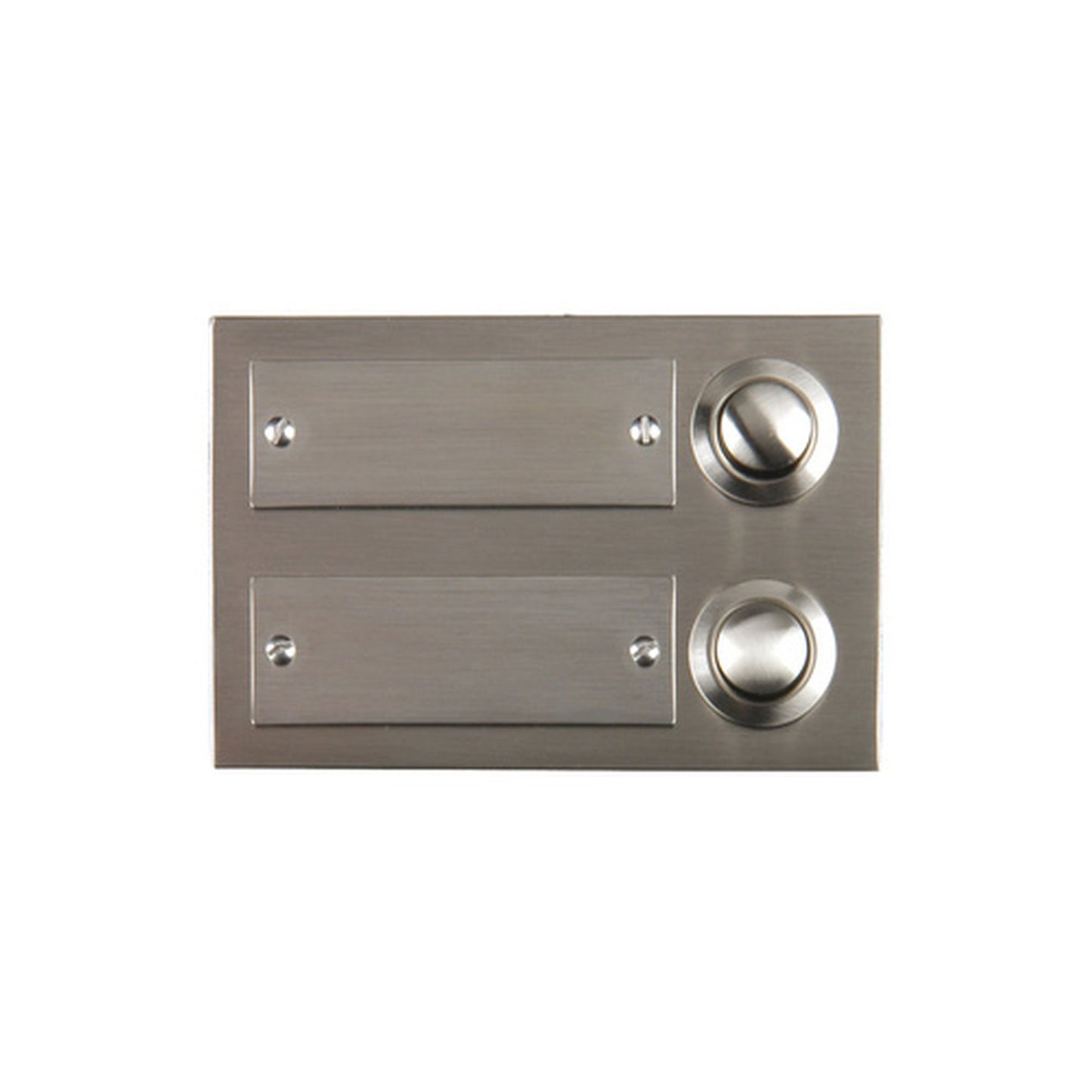 UniTEC Bouton pour sonnette, en zinc moulé, 2 boutons