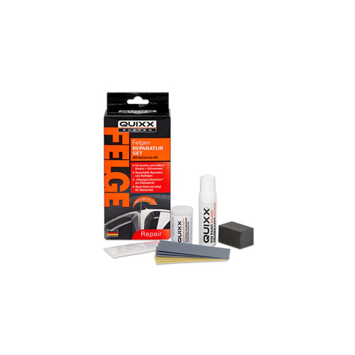 QUIXX Kit de réparation pour jantes, 10 pièces