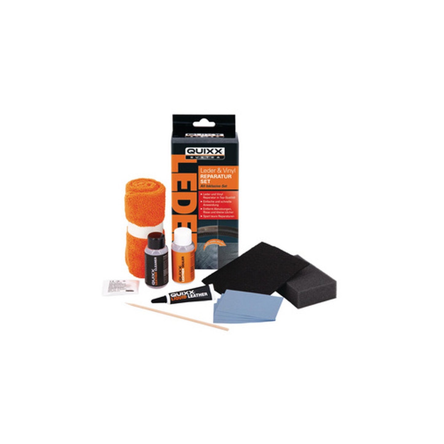 QUIXX Kit de réparation pour cuir, 10 pièces