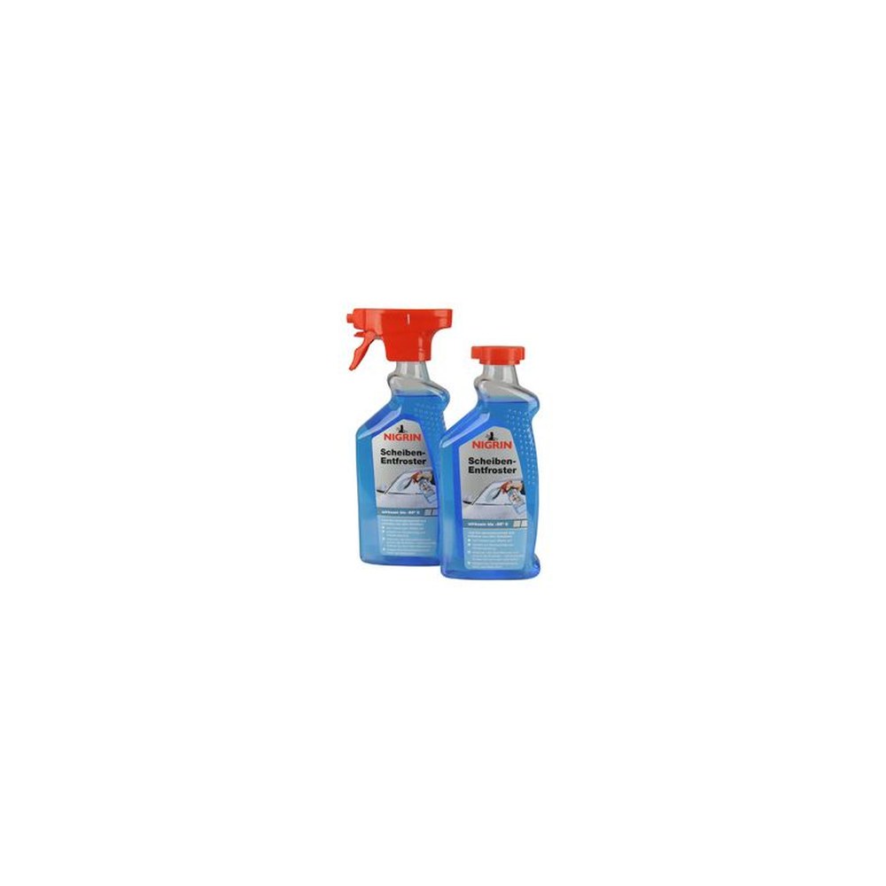 NIGRIN KFZ-Scheibenenteiser, 2 x 500 ml Pumpzerstäuber