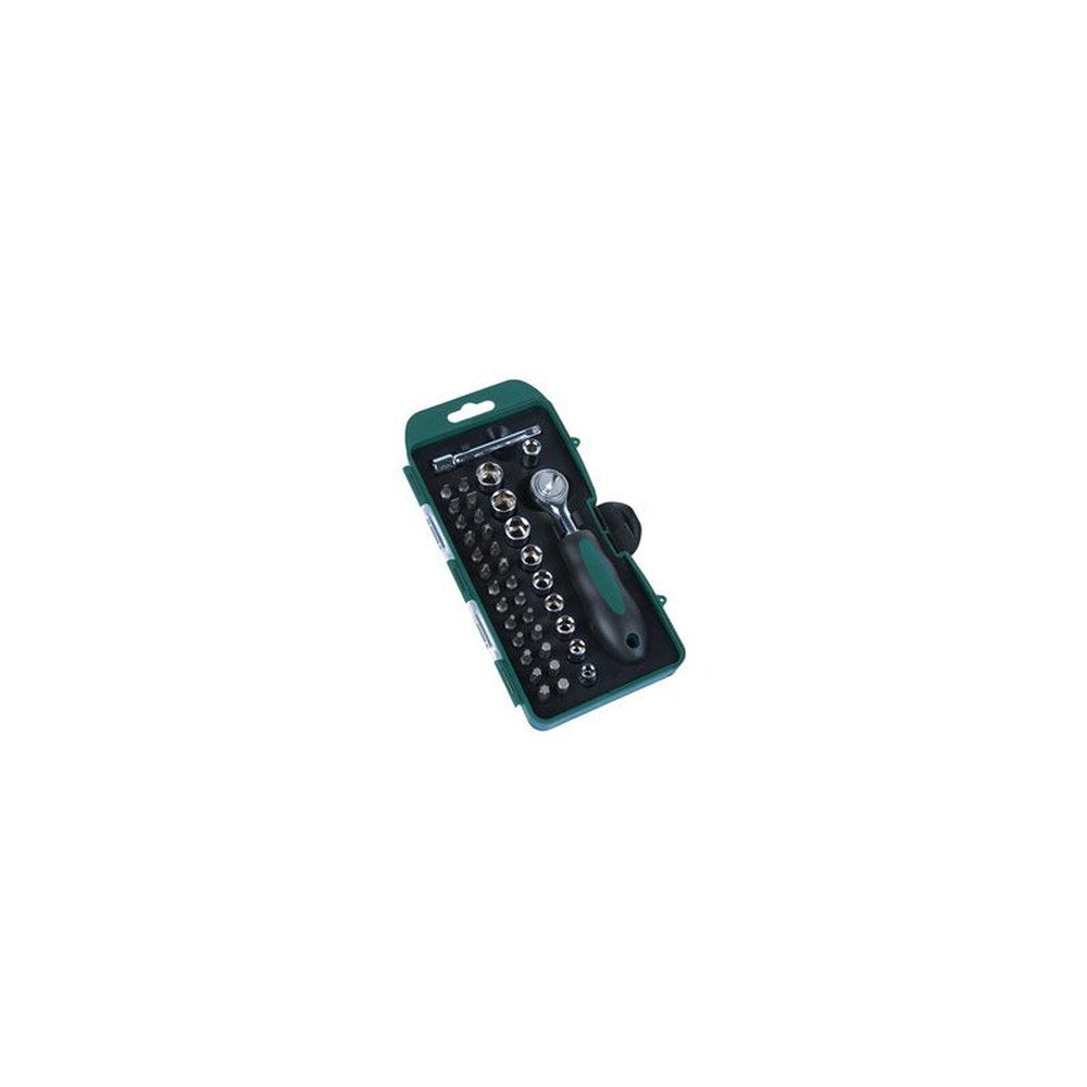 BRÜDER MANNESMANN Jeu clés à douilles & embouts, 38 pièces