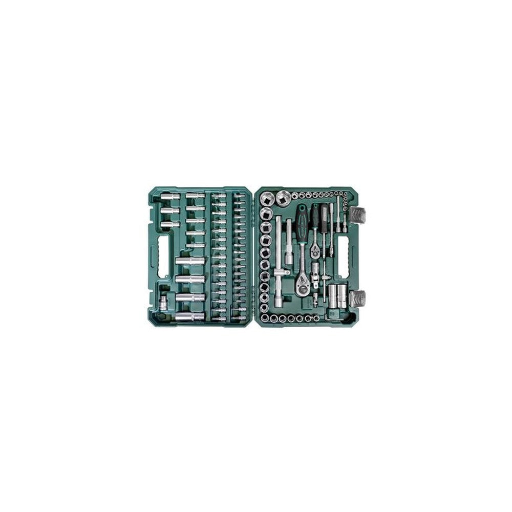 BRÜDER MANNESMANN Jeu de douilles 1/4" + 1/2", 94 pièces