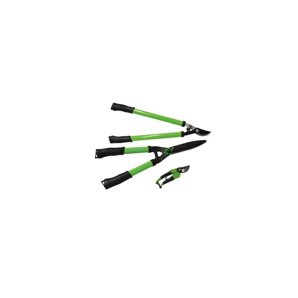 BRÜDER MANNESMANN Set de cisailles de jardinage, 3 pièces