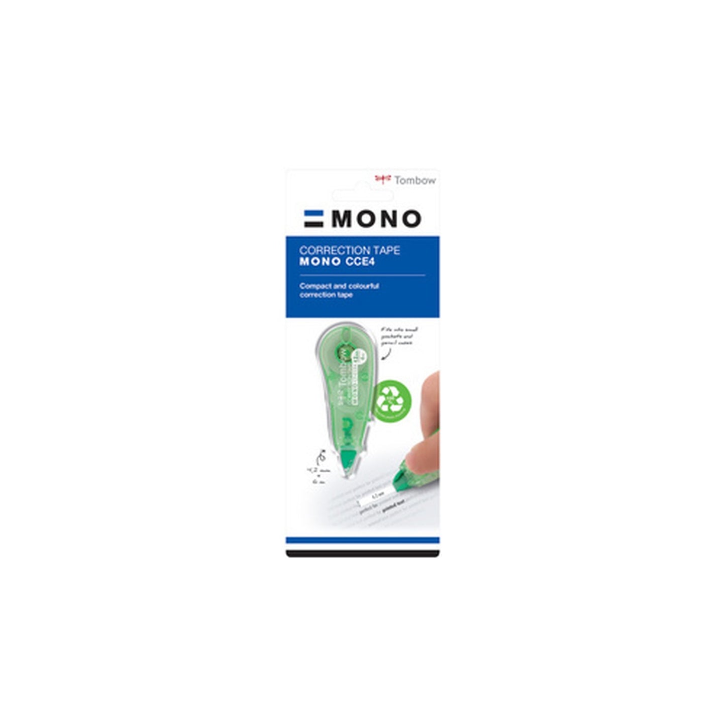 TOMBOW Roller de correction MONO CT-CCE4, 4,2 mm x 6 m, vert