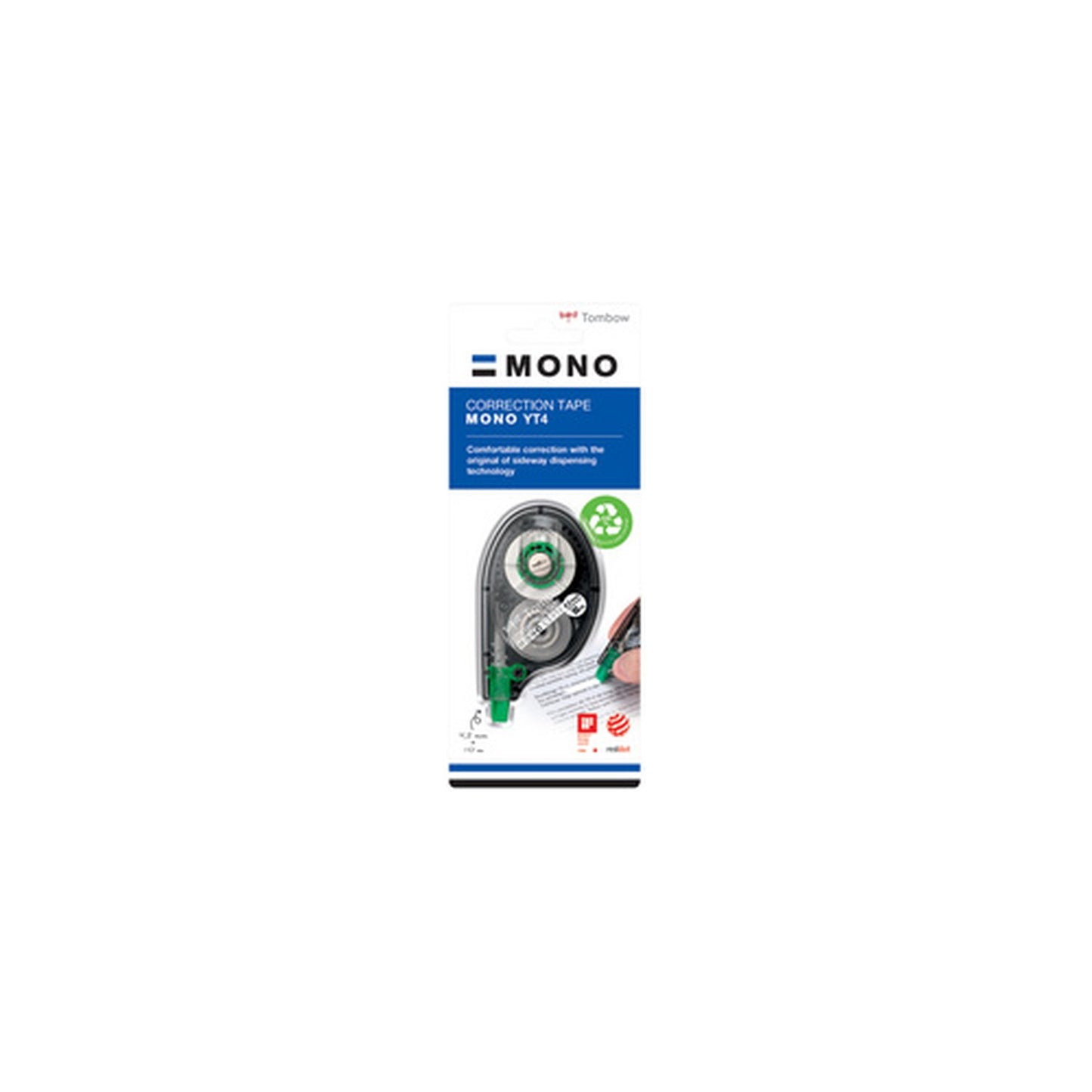 Tombow Roller de correction "MONO CT-YT4", 4,2 mm x 10 m