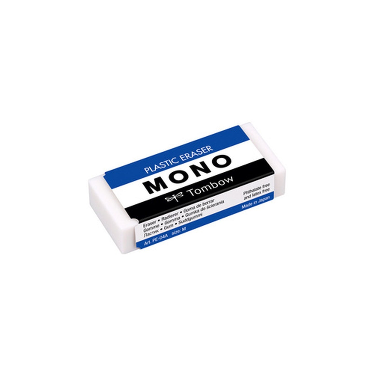 Tombow Gomme en plastique "MONO M", blanc