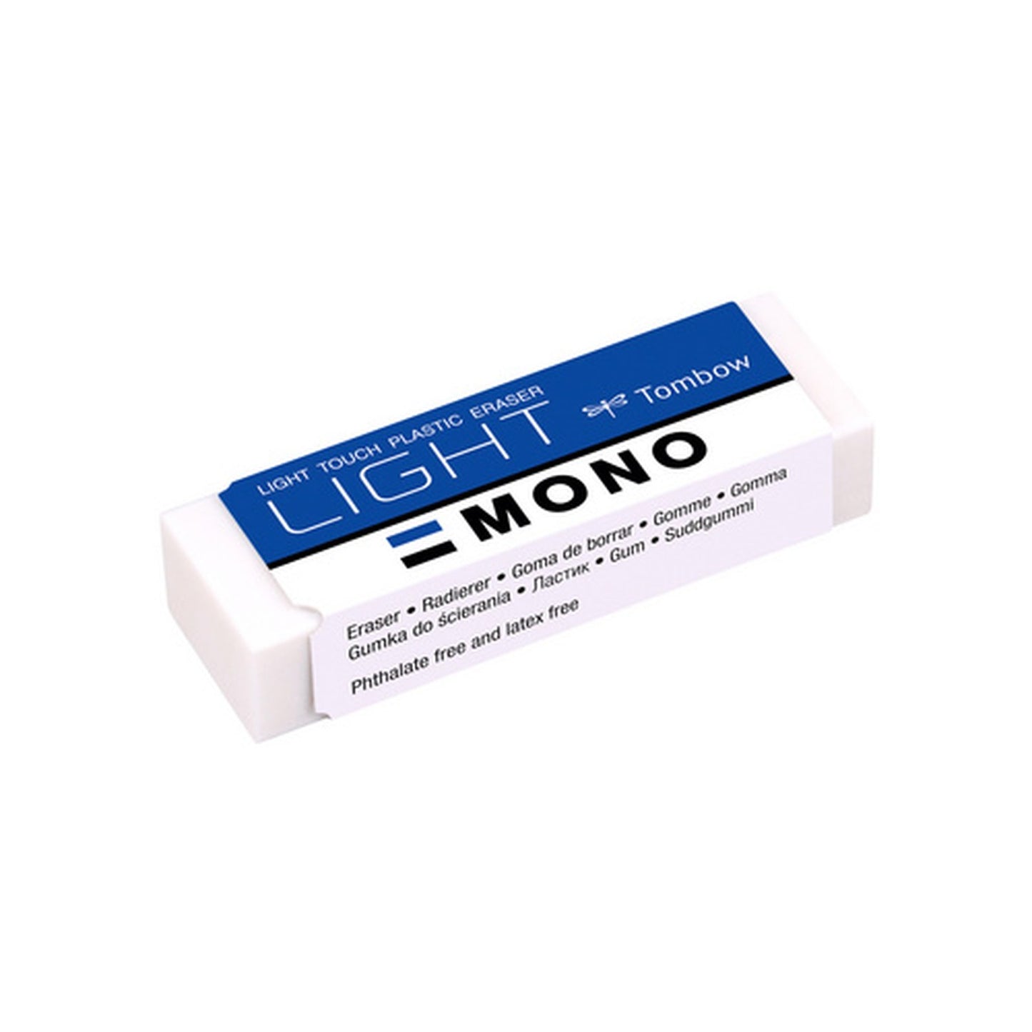 Tombow Gomme en plastique "MONO light", blanc