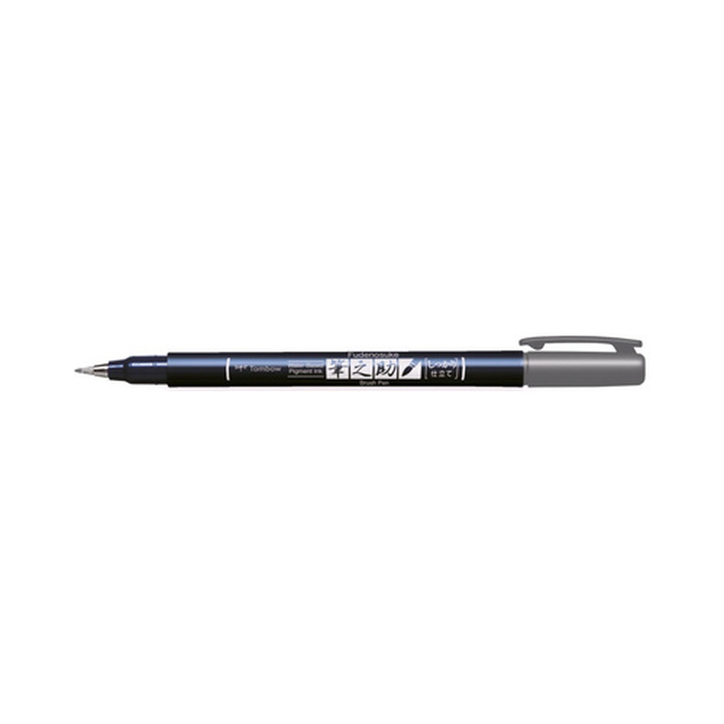 Tombow Stylo de calligraphie Fudenosuke, gris