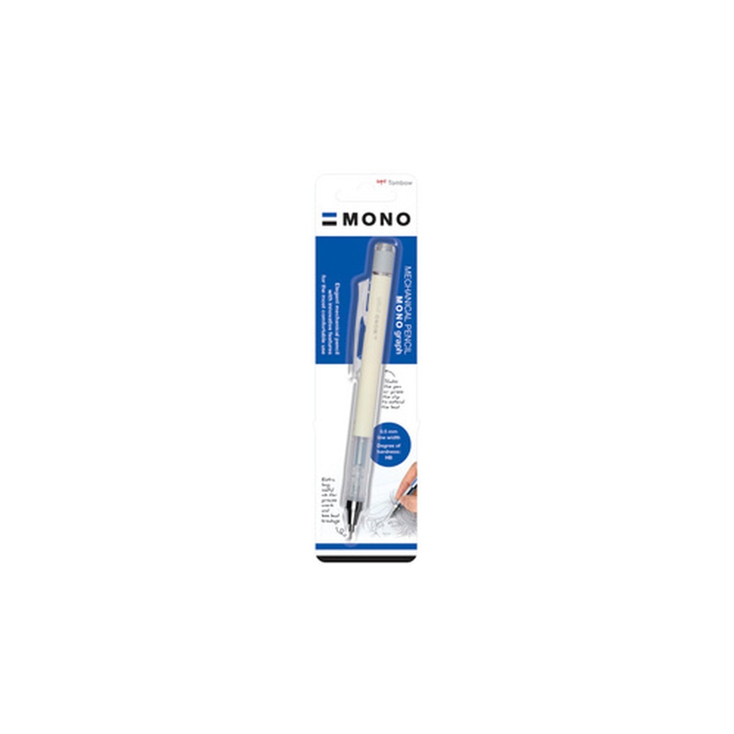 TOMBOW Porte-mines "MONO graph" pastel, crème
