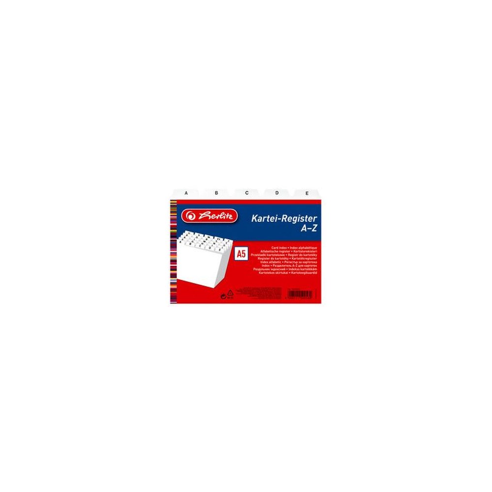herlitz Index alphabétique A - Z, PP, A7 paysage