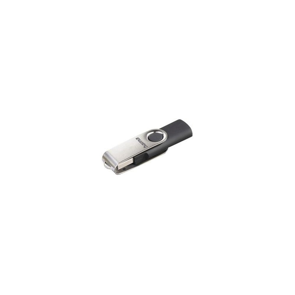 hama Clé USB 2.0 "Rotate", 8 GB, noir/argent