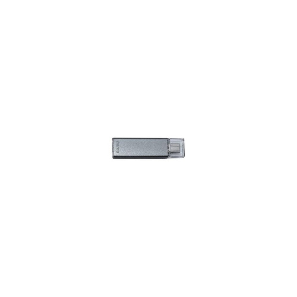 hama Clé USB 3.1 "Uni-C Classic", 64 GB, anthracite