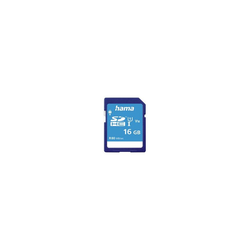 hama Carte mémoire SecureDigital HC, classe 10, 16 GB