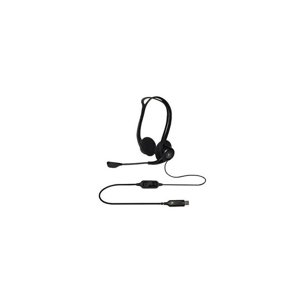 Logitech PC Headset 960 USB, noir, port USB