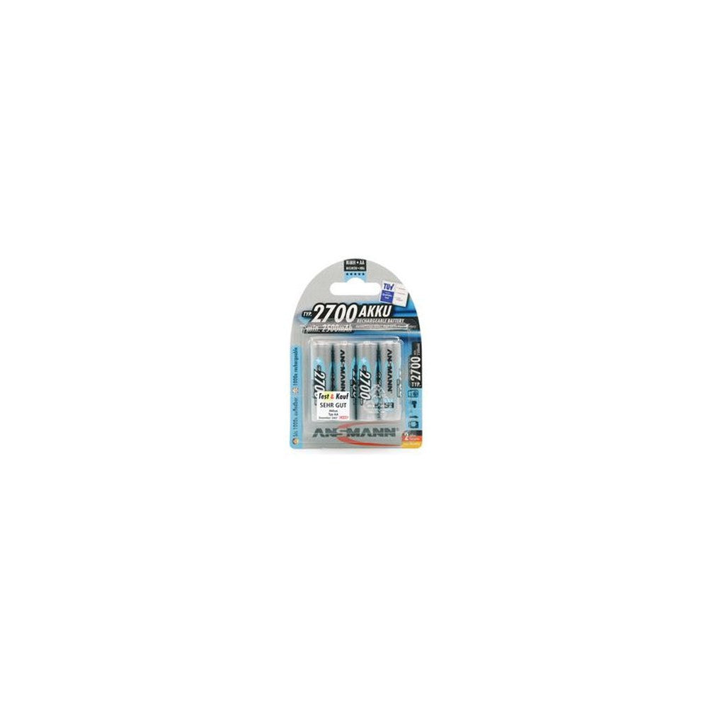 ANSMANN Pile rechargeable NiMH Premium, Mignon AA, 2.700 mAh