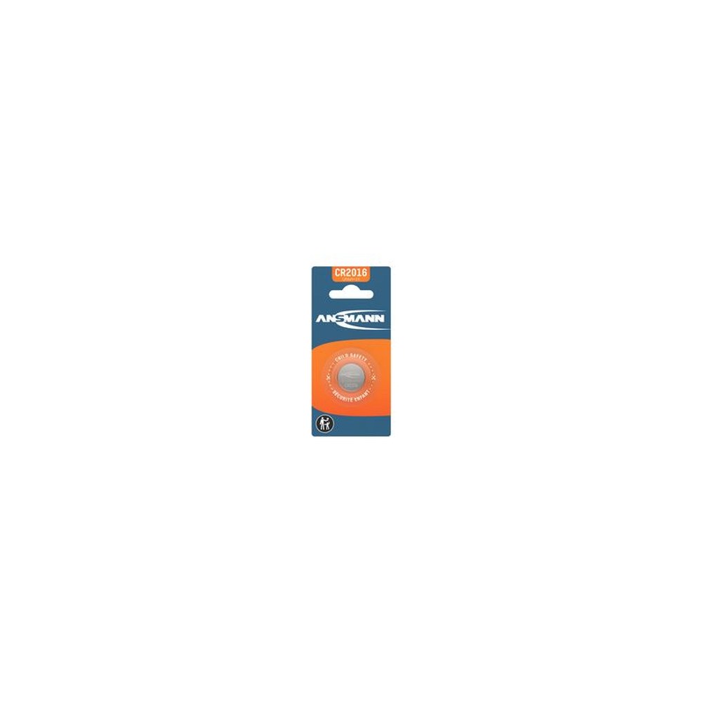 ANSMANN Pile bouton au lithium "CR2016", 3,0 Volt, blister