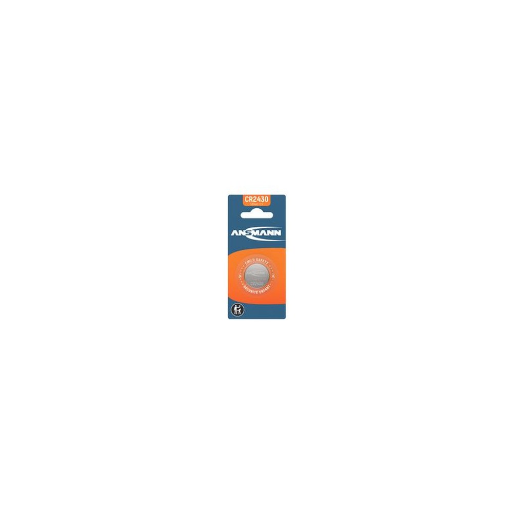 ANSMANN Pile bouton au lithium "CR2430", 3,0 Volt, blister