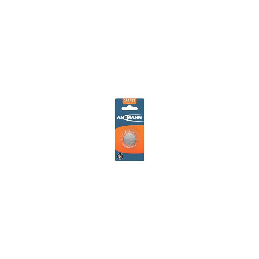 ANSMANN Pile bouton au lithium CR2477, 3 Volt, blister d'1