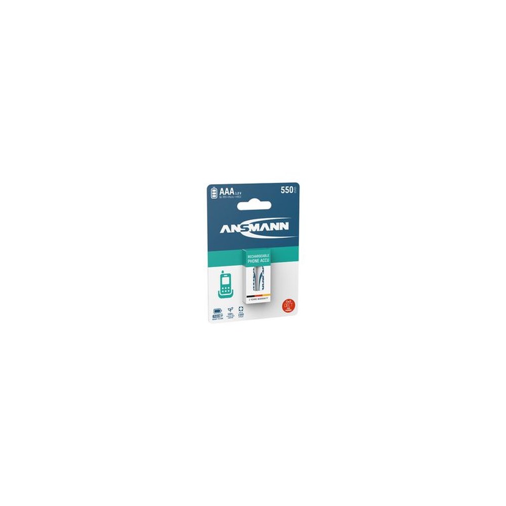 ANSMANN Pile rechargeable NiMH, maxE Micro AAA, 550 mAh