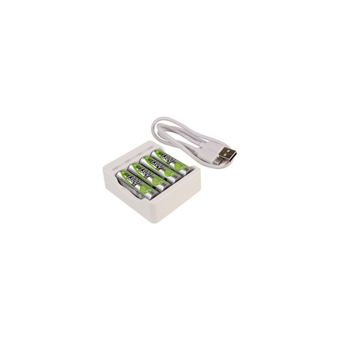 ANSMANN Chargeur de piles Basic IV, 4x piles AA 1.300 mAh