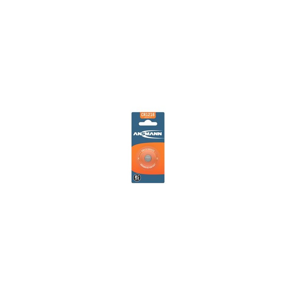 ANSMANN Pile bouton au lithium CR1216, 3 Volt, blister d'1