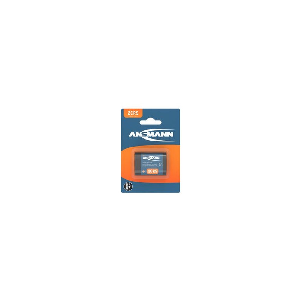 ANSMANN Pile au lithium 2CR5, 6 V, carte blister
