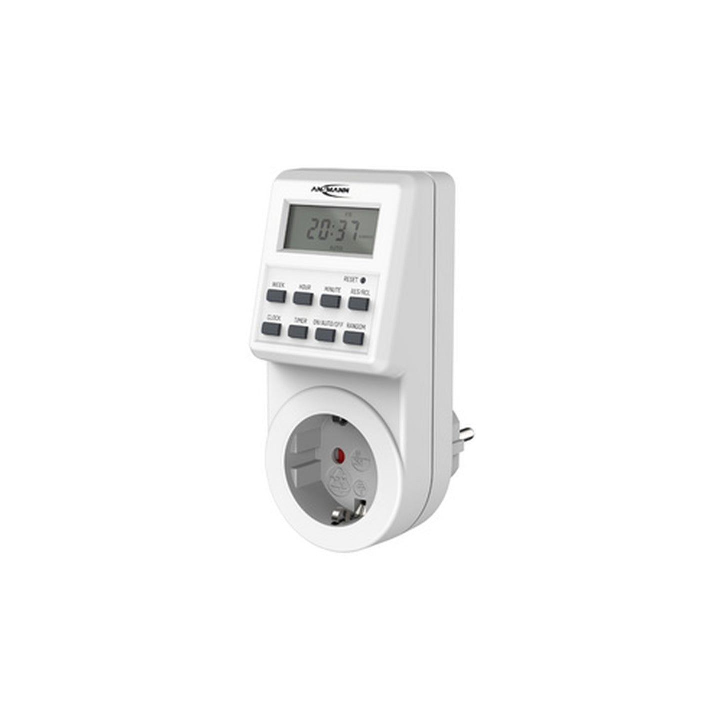 ANSMANN Digitale Wochenzeitschaltuhr AES6, weiß