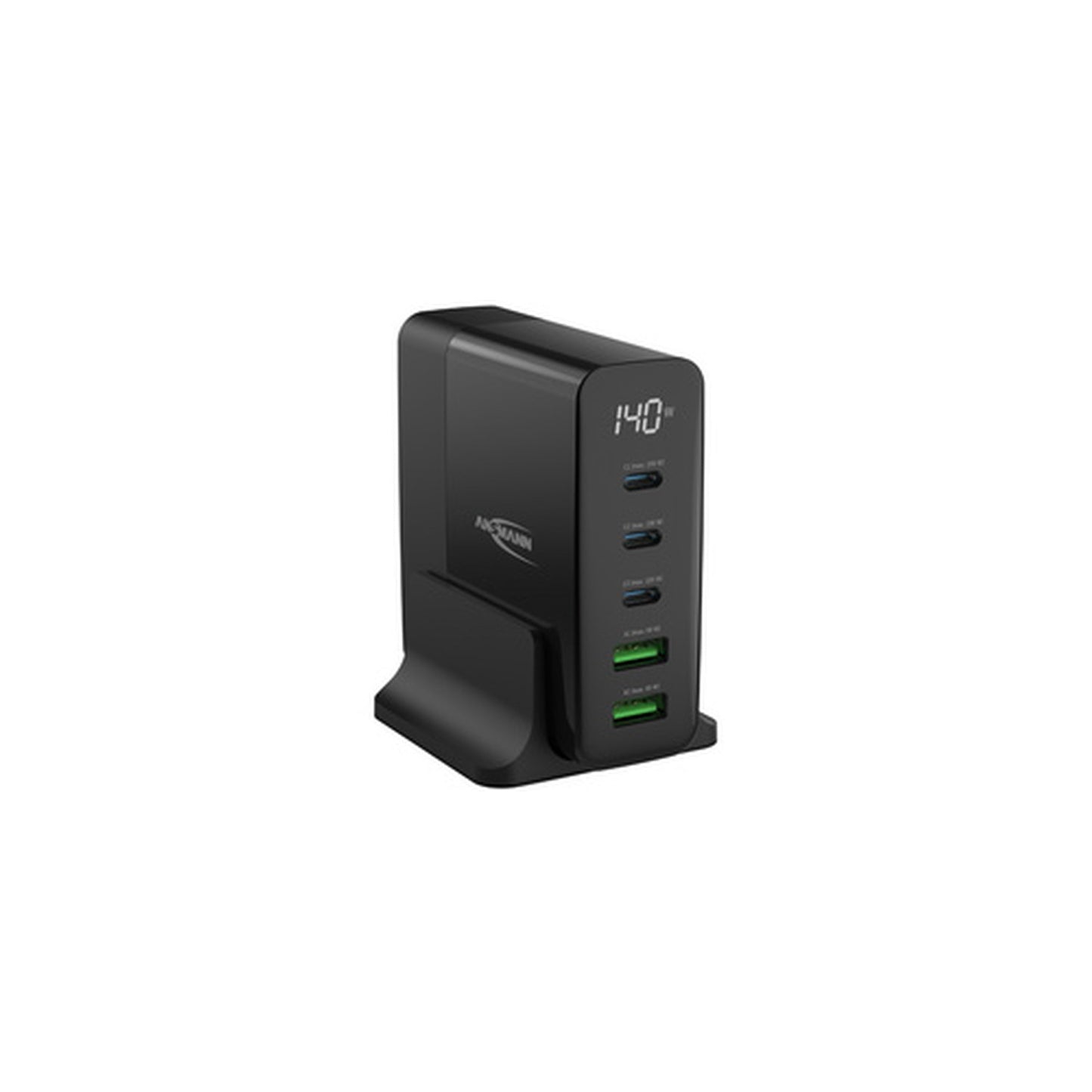 ANSMANN Chargeur de bureau USB DC5140PD, 5 ports, 140 watts