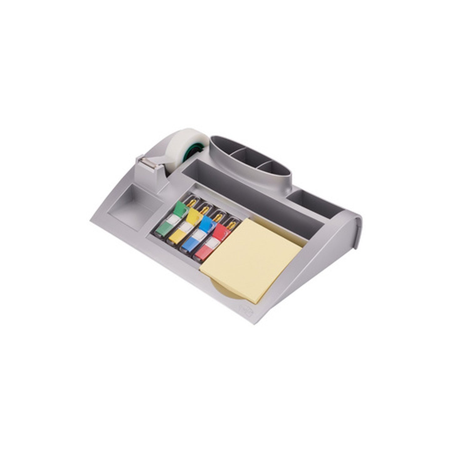 Post-it Organiseur de bureau, garni, argent