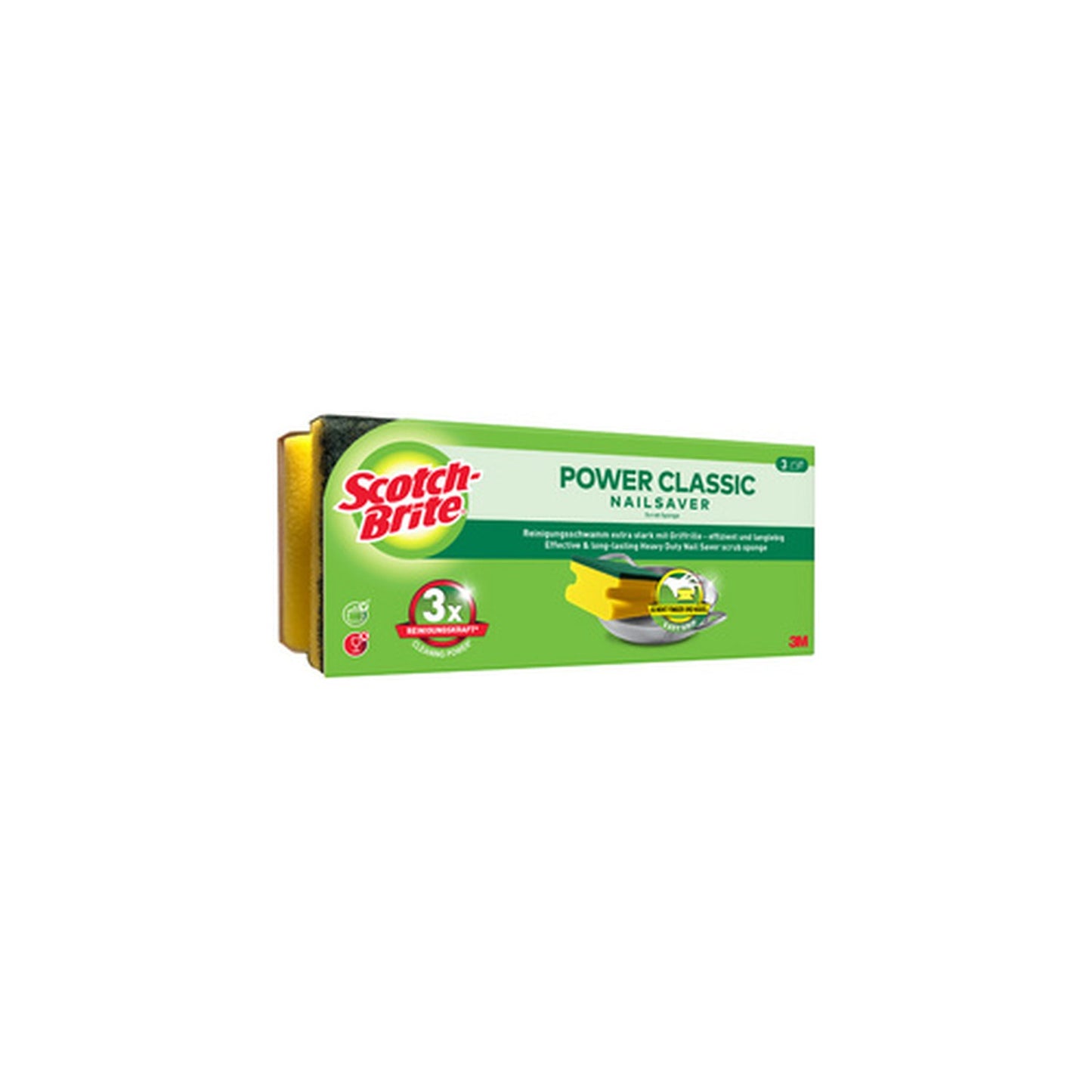 Scotch-Brite Eponge à récurer Classic, paquet de 3