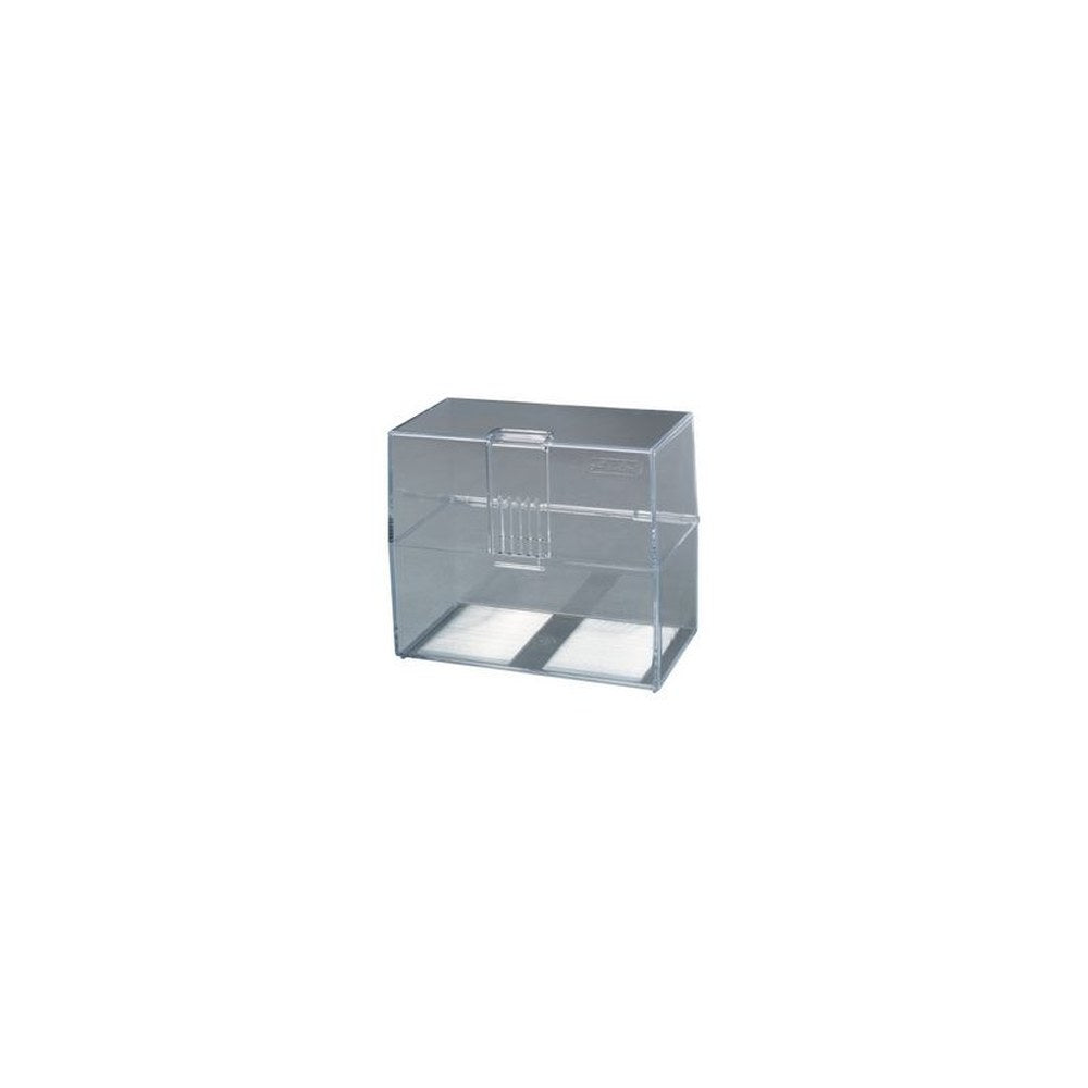 herlitz Boîte à fiches, A7 paysage, plastique, transparent