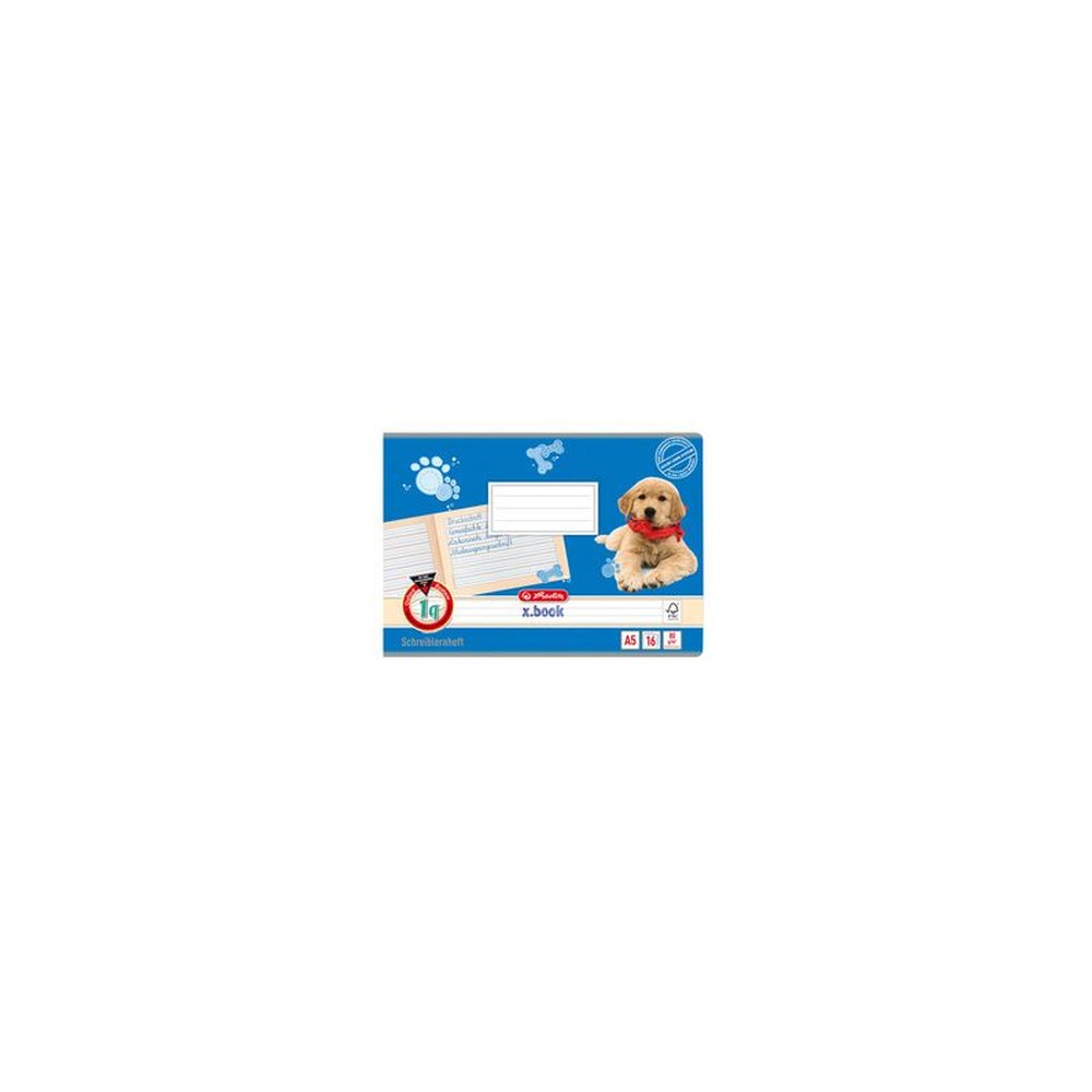 herlitz Schreiblernheft x.book, DIN A5 quer, Lineatur 1q
