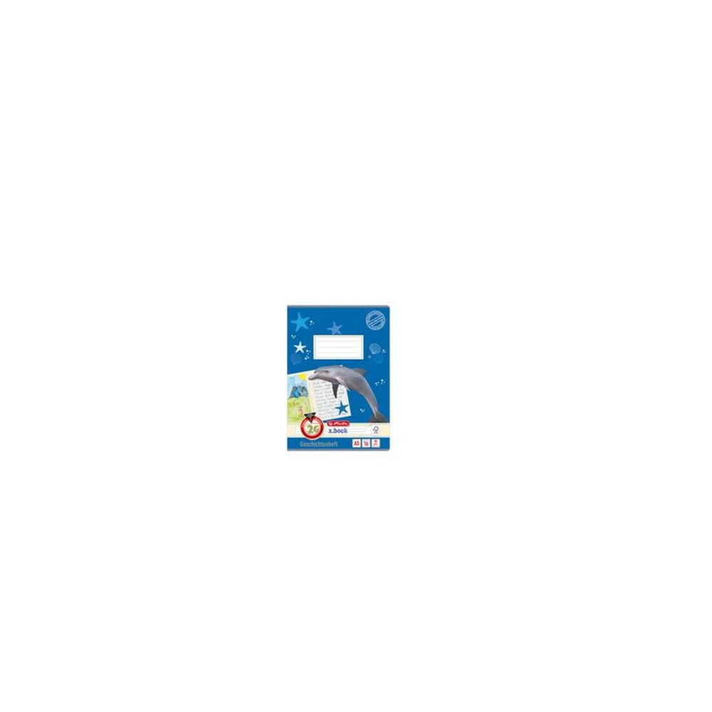 herlitz Geschichtenheft x.book, DIN A5, Lineatur 2G