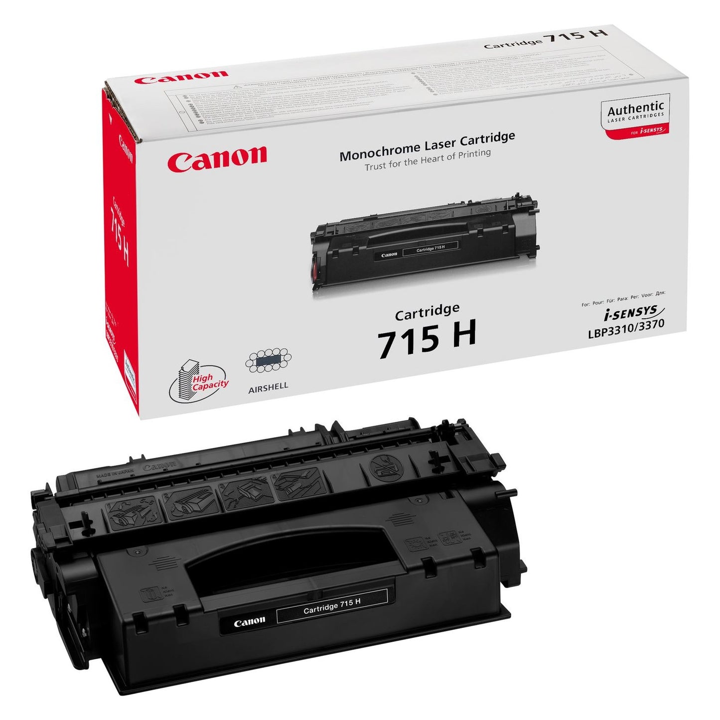 Toner d'origine Canon 1976B002 / 715H - noir
