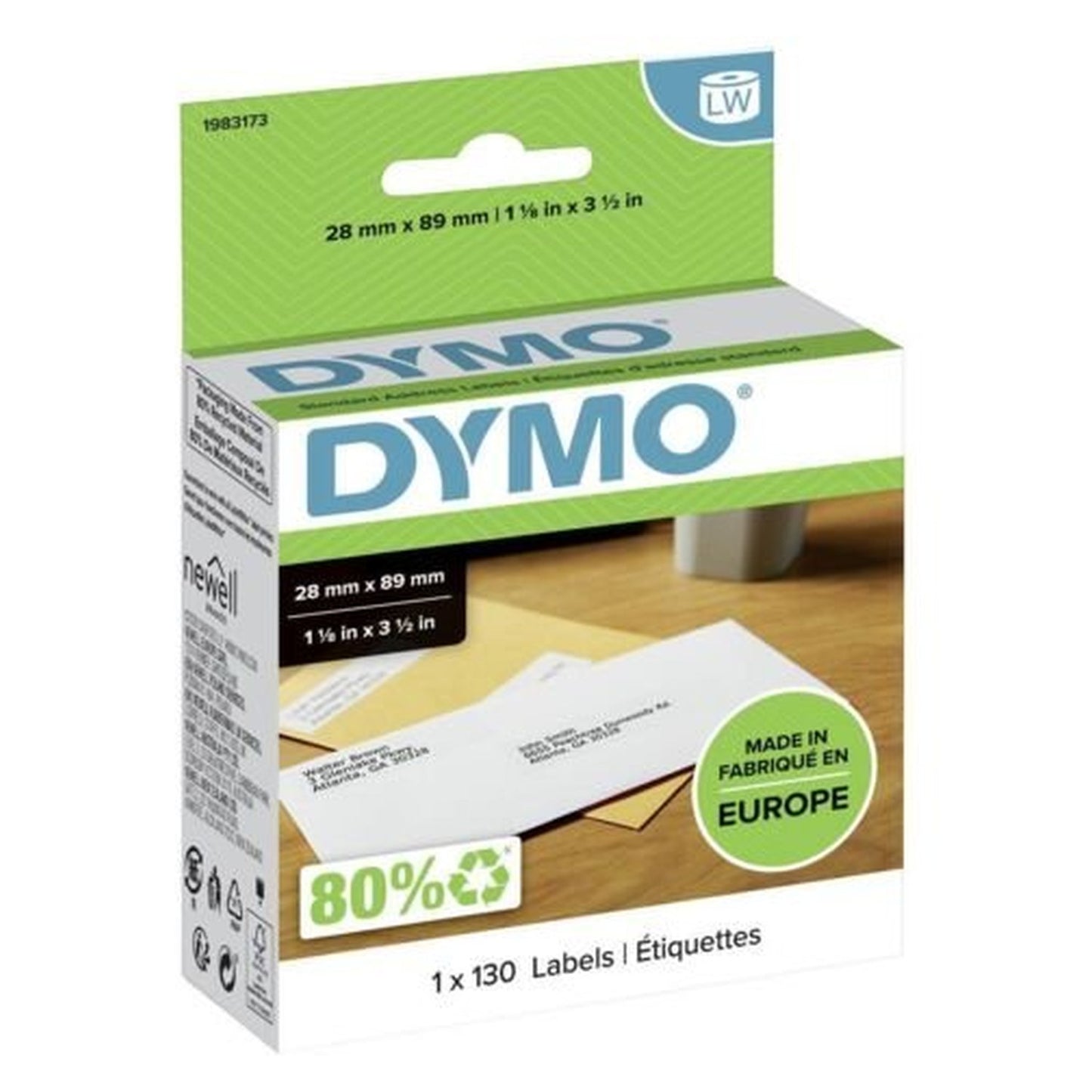 Rouleau d'étiquettes d'origine Dymo 1983173 - blanc